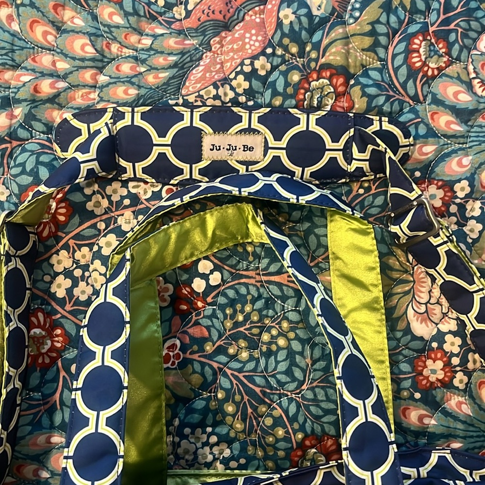 Ju-Ju-Be Royal Envy Blue Diaper Bag set - Picture 3 of 14